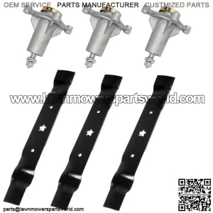 54" Deck Spindles Blades Rebuild Kit for Husqvarna GTH2554 GTH2754 54" Deck
