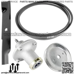 Spindle Blade Belt 48" Deck Kit For Husqvarna EZ4819 EZ4822 539112170 510201101