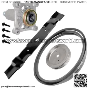 Spindle Blade Belt 54" Deck Kit for Husqvarna Z4219 Z4824 532187292 510201101
