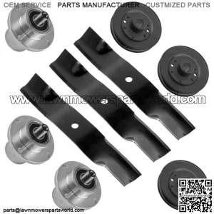 Deck Spindle w/Pulley & Blade for Bad Boy MZ Magnum 42" 2010-2011 2013-22 3x