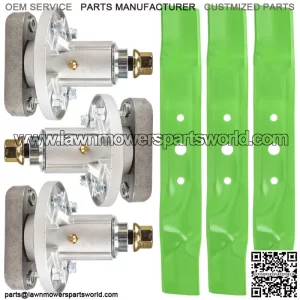 Mower Blades & Spindles Kit for John Deere L120 L130