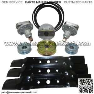 48" FULL DECK REBUILD KIT  FITS JOHN DEERE GY20996 L120 L130 2002  2003  2004