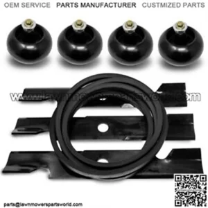 Belt Blade Deck Wheel Kit for Exmark Turf Tracer 48 Inch 116-5177 116-9981