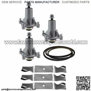 RZ5424 RZ5426 RZ5422 RZ54I Z254 DECK BLADE SPINDLE BELT KIT SET FITS HUSQVARNA