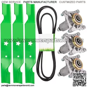 Deck Rebuild Kit for Husqvarna Poulan 54 inch RZ 5422 5424 5426 Z254 RZ54i Blade Spindle Belt