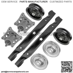 Deck Spindle Blade & Pulley for Poulan 587125201 PP42 532129861 42"