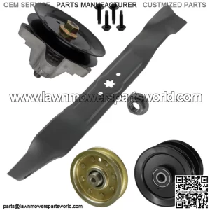 Deck Spindle Pulley Kit For MTD Ranch King Ryobi Huskee Yard Machines