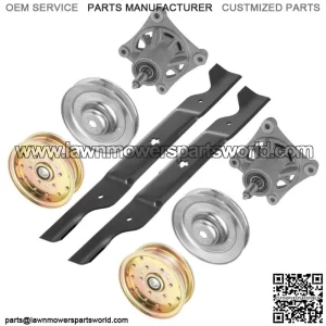 Spindle Blade & Pulley for Husqvarna EZ4220 EZ4624 EZ4822 EZ5224 42" 46" 48" 52"