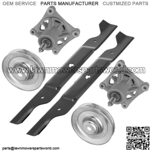 Spindle Blade & Pulley for Husqvarna LSZ4622 LSZ5422 EZ5224 EZ5226 46" 52" 54"