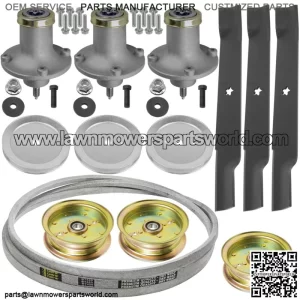 539112170 539113300 539113312 Deck Spindle Pulley Blade Belt For RedMax RZT 61"
