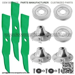 48" Deck Spindle Blade Kit For John Deere Z510 Z710 Z7810 Z820 Z910 Z915 Z920