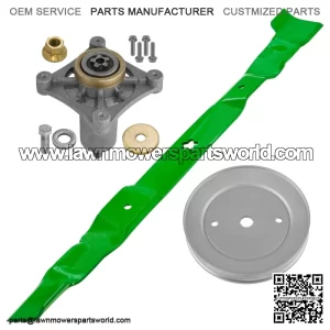 30" Deck Spindle & Blade Kit For Husqvarna RZ3016 For Poulan Pro 301ZX