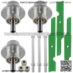 52" Deck Spindles & Blade w/ Bolt kit for Scag SMZ-52 SSZ-18CV SSZ-20CV SSZ-22CV