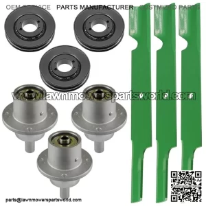 61" Deck Spindle Pulley & Blade for Ferris DDS61 5901115 DD61BVE HydroWalk