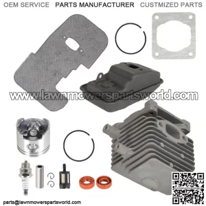 34MM Cylinder Piston Kit For Stihl FS75 FS80 FS85 Chainsaw Parts 4137 020 1201