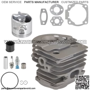 46MM Cylinder Piston Kit For Husqvarna 50 51 55 Rancher Chainsaws