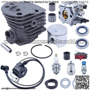 46mm Cylinder Piston Crank Bearing Fit For Husqvarna 55 50 51 Chainsaws 503609171 , Cylinder Piston Crank Bearing Kit , Cylinder Gasket , Piston Needle Bearing , Ignition Coil , Spark Plug