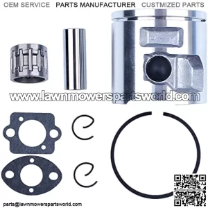 47mm Piston Needle Bearing Gasket For Husqvarna 455 455E 455 Rancher For Chainsaw , Piston , Pin , Ring , Circlip , Needle Bearing , Carburetor Gasket Kit