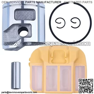 43mm Piston Kit with Air Filter Fit for Husqvarna 545 550XP 550XPG Chainsaws Replace 577 04 7002