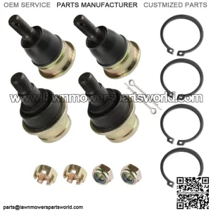 2 Front Knuckle Lower Upper Ball Joint For John Deere Xuv Gator 625I 825I Gas