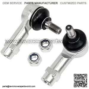 Set Of 2 Tie Rod Ends Compatible with John Deere Gator 2X4 4X6 / E-Gator