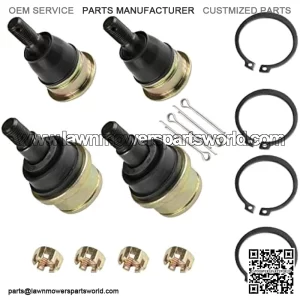 2 Front Knuckle Lower Upper Ball Joint Compatible With John Deere Xuv Gator 625I 825I Gas