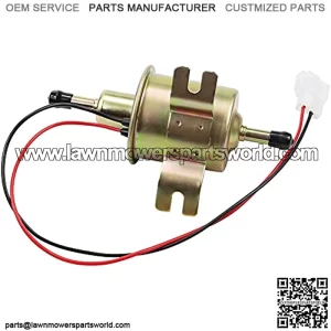 12V Low Pressure Universal Heavy Duty Gas Diesel Inline Electric Fuel Pump HEP-02A 2.5-4 PSI Metal Solid Gasoline Diesel Engine Motorcycle Carburetor Lawn Mower