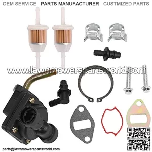 Allong Fuel Pump with Fuel Filter for 12 393 03 12 559 02-S 12 559 01-S CH11-CH15 CV11-CV16 Engine MTD KH-12-559-02-S Lawn Mower