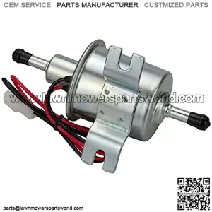 Electric Fuel Pump 12v Universal Transfer Inline Low Pressure Gas Diesel Gasoline Fuel Pump for Carburetor Lawnmower 4-7 PSI ATV HEP-02A