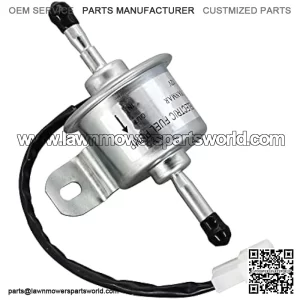 49040-2065 490402065 Fuel Pump 12V Compatible With Kawasaki Engine FD11D FD501 FD501D FD620D FD661D FD671D FD711D Compatible With John Deere Mower 332 430 F735 F915 F925 F935 1435 2500B