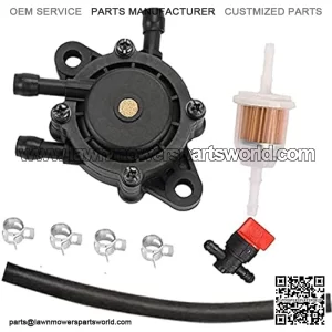 Fuel Pump & Filter for John Deere Z255 Z355E Z355R Z375R Z335E Z335M Z345M Z345R for John Deere 652R F620 F680 F687 M653 M655 M665