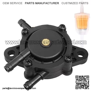 LG808656 Fuel Pump for Riding Lawn Mower Tractor M138498 M145667 D100 D105 D110 D140 D155 D170 L100 L130 GT235 GX85 X320 X500 Z225 LA115 LA120 SX85 X534 GX335 Z335E Z345R LX277 LX288 Z465 E110
