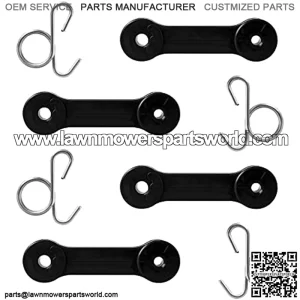 Bagger Latches for Crafts Mower - Rubber Latch Straps for Crafts HU Poulan Pro Bagger, 532160793 Latch Hooks for Bagger Chute on Crafts HU Poulan Pro Riding Lawn Mower tor