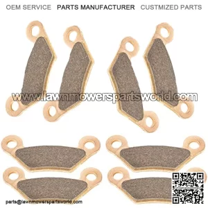 4 Front And Rear Brake Pads Compatible with John Deere Tx Gator/Tx Turf Gator After 050000
