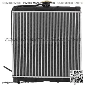 Complete Tractor 1406-6333 Radiator Compatible With/Replacement For John Deere 3120, 3203 Compact Tractor, 3320 Compact Tractor, 3520 Compact Tractor, 3720 Compact Tractor, 4105 Compact Tractor