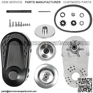 1" Go Kart Torque Converter Clutch Driver Pulley w/Comet TAV2 30 Series 12T #35 & 10T #40/41/420 Chain Replacement for Small tractor Lawnmowers ATV Mini Bike