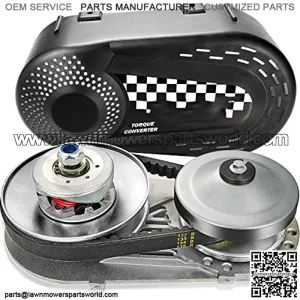 Go Kart Torque Converter for Predator 212 Clutch Set, Replaces Comet TAV2 3/4 Inch 30-75, Manco, 10t 40 or 41 Chain, 3/4" 218353A, (0.75" 10T 40/41)-Upgrade
