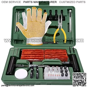 Tire Repair Kit, 100Pcs Heavy Duty Tire Plug Kit for Car, Truck, RV, ATV, Tractor, Trailer, Motorcycle-Universal Tire Repair Tools to Fix Punctures and Plug Flats - THTC04H