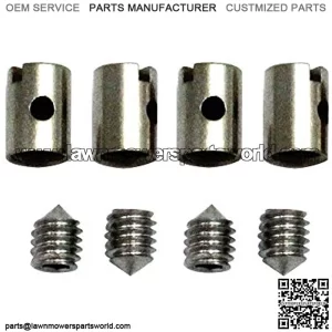 8Pcs Solderless Cable Nipples 5mm Throttle Choke for Motorcycle Scooter Quad Mower Motorcycle Throttle Repair Kit