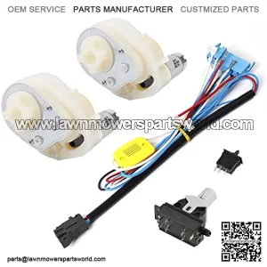 Overhaul Kit Wiring Harness MEIE0500 Gear Shifter Foot Switch Motor Gearbox for Peg Perego John-Deere Gator Children Ride On Car