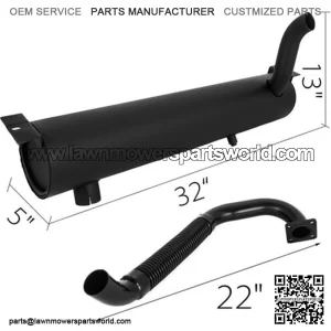6701151 Muffler & Pipe Fits Bobcat 751 753 763 773 763, 753, 751