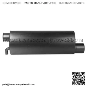 AR89594 Muffler w/ Vertical/Oval Body Fits John Deere Tractor 8440 8640