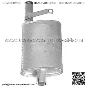 384346R91 New 34" Exhaust Muffler Fits Case-IH Harvester Tractor Model 706