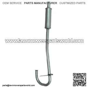 New Vertical one-piece muffler & pipe asm, Fits Ford 2N, 8N, 9N Tractor P/N M200