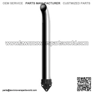 CHROME CURVED EXHAUST STACK PIPE MUFFLER Fits John Deere UNSTYLED B