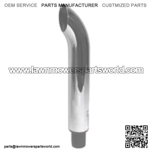 Chrome Curved Stack Muffler Pipe Fits IH/Fits FARMALL Super H M MTA 300 400 450