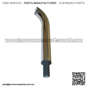 NEW CURVED CHROME EXHAUST STACK MUFFLER Fits IH Fits FARMALL Fits Cub