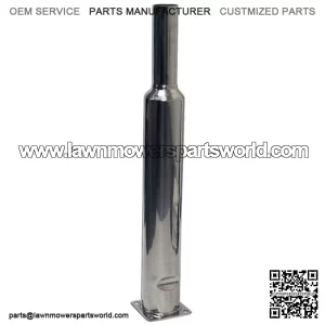 JDS2484 Stainless Steel Muffler - Fits John Deere