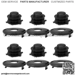 6 Spool + Cap For Stihl 25-2 FS 130 55 80 83 90 100 110 120 Trimmer Head Cover