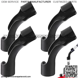 4 Pack Hose Bender for Racing Fuel Tanks, Utility Containers, Gas Cans - Heavy Duty - Compatible with VP, Sportsman, Rural King and more